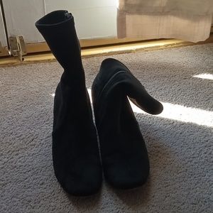 Anthropology suede boots